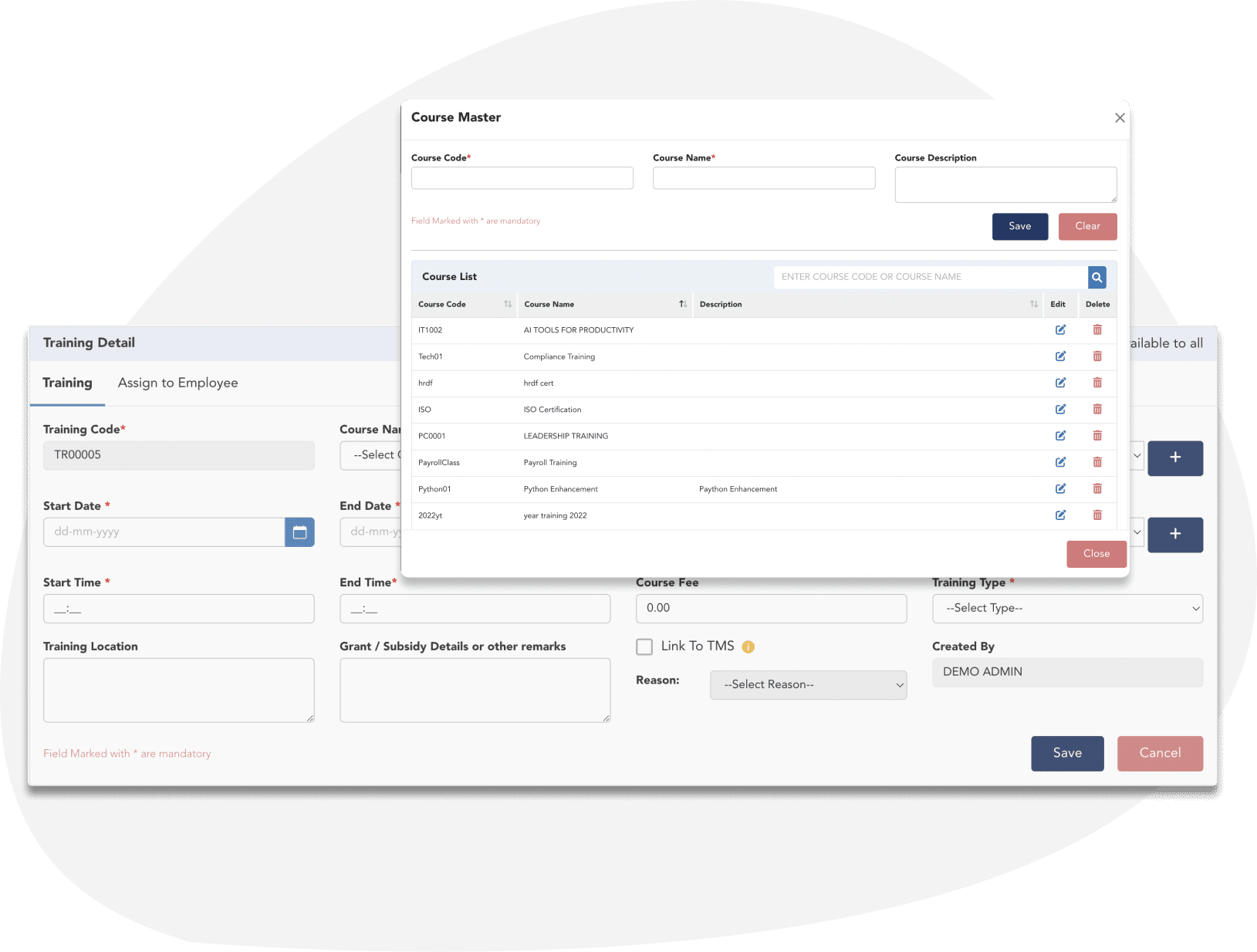 human resource software training