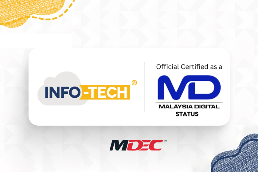 Info-Tech Achieved Malaysia Digital Status, Endorsed By Malaysia Digital Economy Corporation (MDEC) Certification